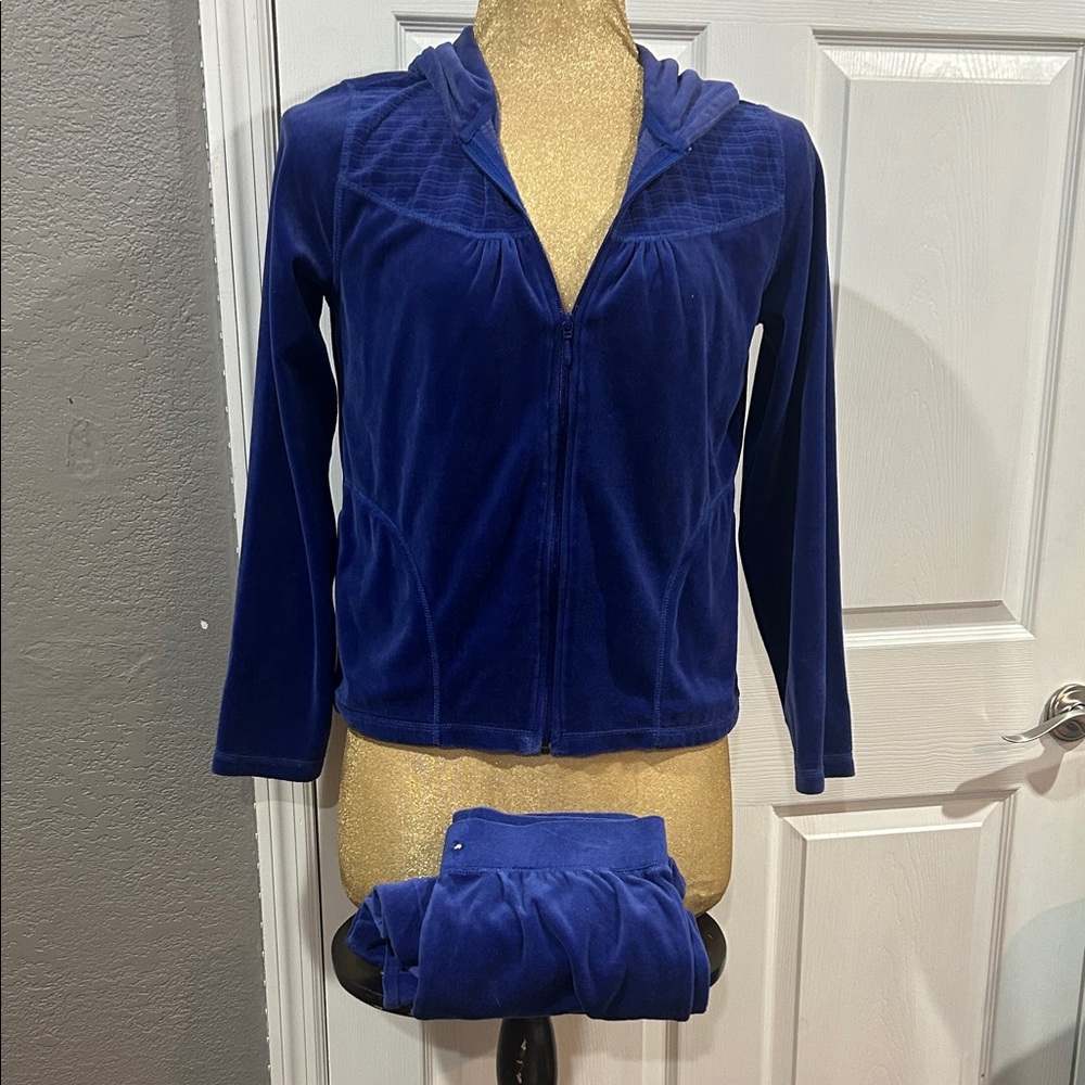 Kim Rogers Deep Blue Velour Set